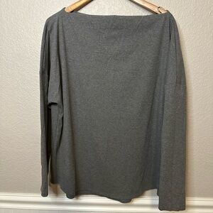 Women’s Caslon Gray Long Sleeve Shirt 3X
